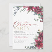 クリスマスパーティの招待状 招待状 (正面)