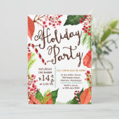 クリスマスパーティの招待状 招待状 (スタンド正面)