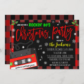 クリスマスパーティの招待状 招待状 (正面/裏面)