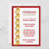 クリスマスパーティの招待状 招待状 (正面)