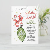 クリスマスパーティの招待状 招待状 (スタンド正面)