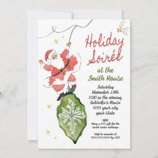 クリスマスパーティの招待状 招待状