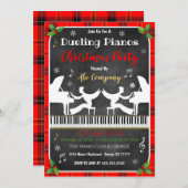 クリスマスパーティの招待状 招待状 (正面/裏面)