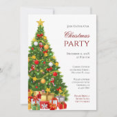 クリスマスパーティの招待状 招待状 (正面)