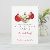 クリスマスパーティの招待状 招待状 (スタンド正面)