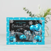 クリスマスパーティの招待状 招待状 (スタンド正面)