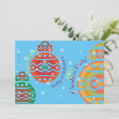 クリスマスパーティの招待状 招待状 (スタンド正面)