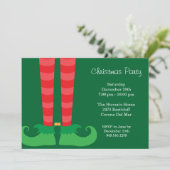 クリスマスパーティの招待状 招待状 (スタンド正面)
