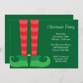 クリスマスパーティの招待状 招待状 (正面/裏面)