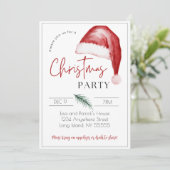 クリスマスパーティの招待状- 5 x 7 招待状 (スタンド正面)