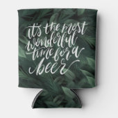 クリスマスパーティーおもしろいグリーンクーラーボックス 缶クーラー (正面)