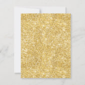 クリスマスパーティーきらめくツリーレッド(グリッター付) 招待状 (裏面)