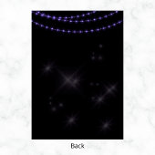 クリスマスパーティーきらめくツリー | 雪の結晶 招待状