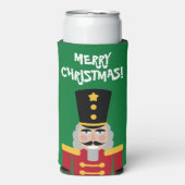 クリスマスパーティーくるみ割りカスタムスリム スリム缶クーラー (Seltzer正面)