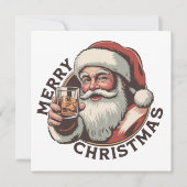 クリスマスパーティーでバーボン飲みまくり ワインテイスティングパーティー シーズンカード (正面)