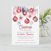 クリスマスパーティーで季節をお祝いしよう 招待状 (スタンド正面)