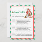 クリスマスパーティーで楽しむ早口言葉ゲーム シーズンカード (正面)