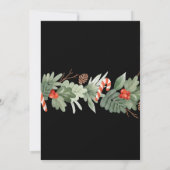 クリスマスパーティーのお祭り招待状 招待状 (裏面)