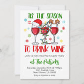 クリスマスパーティーのお誘い 招待状 (正面)