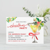 クリスマスパーティーのお誘い 招待状 (スタンド正面)