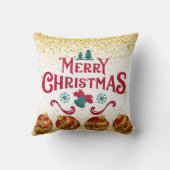 クリスマスパーティーのきらめき クッション (裏面)
