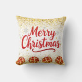 クリスマスパーティーのきらめき クッション (正面)