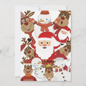 クリスマスパーティーのご招待状 招待状 (裏面)