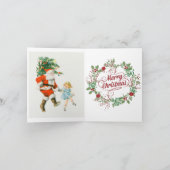 クリスマスパーティーのご招待 カード (内部)