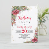 クリスマスパーティーのご招待 シーズンカード (スタンド正面)