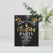 クリスマスパーティーのご招待 シーズンカード (スタンド正面)