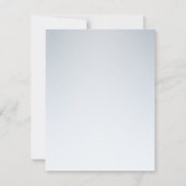 クリスマスパーティーのご招待 招待状 (裏面)