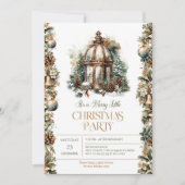 クリスマスパーティーのご招待 招待状 (正面)