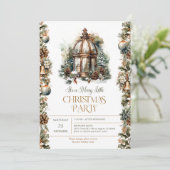 クリスマスパーティーのご招待 招待状 (スタンド正面)