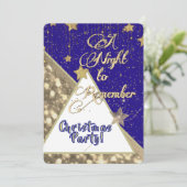 クリスマスパーティーのご招待 招待状 (スタンド正面)