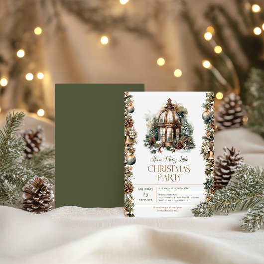 クリスマスパーティーのご招待 招待状