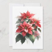 クリスマスパーティーのご招待 招待状 (裏面)