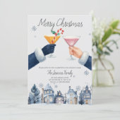 クリスマスパーティーのご招待 招待状 (スタンド正面)