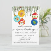 クリスマスパーティーのオーナメント交換会 招待状 (スタンド正面)