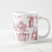 クリスマスパーティーのシノワズリ ジャンボコーヒーマグカップ (右)