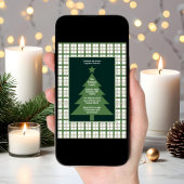 クリスマスパーティーのホリデーセレブレーション招待状 招待状