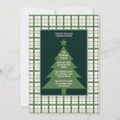 クリスマスパーティーのホリデーセレブレーション招待状 招待状 (正面)