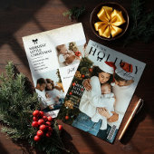 クリスマスパーティーの写真雑誌の表紙 シーズンカード