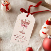 クリスマスパーティーの感謝を伝えるタグ