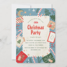 クリスマスパーティーの招待状を作ろう