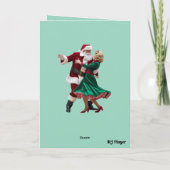 クリスマスパーティーの招待状2 案内状 (裏面)