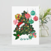 クリスマスパーティーの招待状 | オーダーメイド 招待状 (スタンド正面)