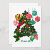 クリスマスパーティーの招待状 | オーダーメイド 招待状 (正面/裏面)