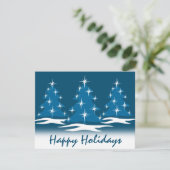 クリスマスパーティーの招待状 カスタム ホリデーカード 招待状 (スタンド正面)