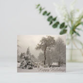 クリスマスパーティーの招待状 カスタム ホリデー カード (スタンド正面)