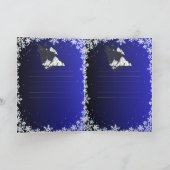 クリスマスパーティーの招待状 カード (内部)